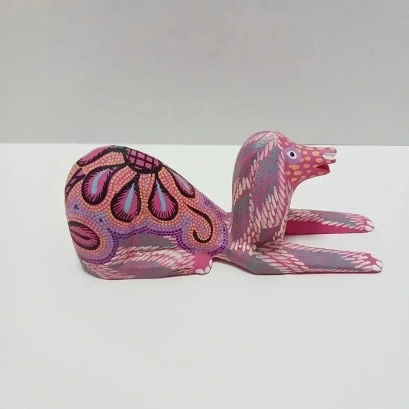 Mexican Folk Art Carved Dog Hugo santiago - Picture 3 of 8